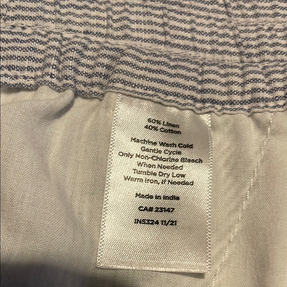 Striped Drawstring Pants - Picture 5 of 5